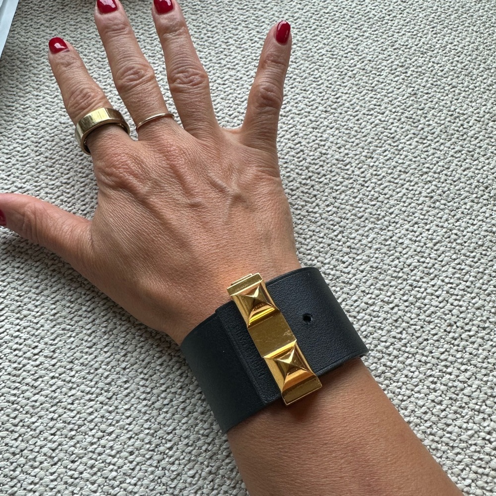 Hermés Cuir Imprevisible Leather Cuff
